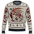 Miniatyrbillede 1 af 2: Rathalos Monster Hunter Grim Jultrøje Gave Julemand Trøje Mænd 3d Sweatshirt Og Top A S