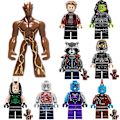Miniatyrbillede 1 af 5: 9 stk. Guardians Of The Galaxy Minifigurer Byggeklodser Legetøj Gaver