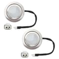 12V DC 2W Range Hood Lights with EL Male Plug, 2-Pack Hole Cabinet Stove LED Lamp Recessed, Kitchen Light