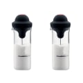 Miniatyrbillede 1 af 5: 2x Electric Milk Easy Skummer, piskeris Drikkemixer til kaffe Mini Foamer Kaffeskummaskine Mixer Transparent color