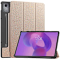 Miniatyrbild 1 av 5: Fodral för Lenovo Idea Tab Pro Anti-Drop Läderställ Tablet Cover - Grå Multicolor Rose Gold