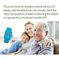 Miniatyrbild 5 av 5: Lcd Bluetooth Barn Termometer för Barn, Digital Febertermometer Används Med Mobil App Barn Bär Smart Bluetooth Kroppstemperatur Övervakning Armband