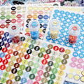 Pikkukuva 4 / 5: Timanttimaalaus Numerotarrat Timanttihelmibokseille Dmc447 Väri Numerotarrat Multi-Colored
