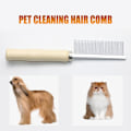 Miniatyrbillede 5 af 6: Træhåndteret plejekam til hunde, katte og kæledyr Pet Comb