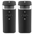 2-pack dubbelläges virtuell navigationsväggbarriär för iRobot Roomba 600/700/800/900/E/I/S-seriens robotdelar Black