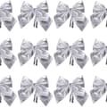 12 Pieces Glitter Christmas Bows, Christmas Tree Decorations, Christmas Pendants