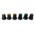 Miniatyrbillede 4 af 5: 120 stk. Potentiometer Knapper Kit Plast Knapper Hætte 6 mm Diameter Skaft Hul Potentiometer Knapper Hætter as shown