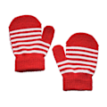 Miniatyrbilde 1 av 5: Høst- og vinterriddehansker i strikk for barn, 13 cm lange, fullfingerhansker Red