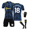 Pikkukuva 3 / 4: 2122 Second Away Royal Blue Jalkapallopaita Lasten Aikuisten Puku Ala- ja Yläkoulujen Harjoituspuku Nro 7 Tähti Ei numeroa No number S#