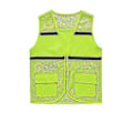 Miniatyrbillede 1 af 3: Dame Vest med Høj Synlighed Refleks Arbejdssikkerhedsvest Jakke Fluorescence Green 4XL
