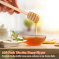 Miniatyrbillede 3 af 5: 100 STK Honey Dipper Sticks Mini Honey Dippers 6 Tommer Honey Dipper Omrørere Honeycomb Wood Color