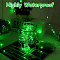 Miniatyrbilde 2 av 6: Grønne fe-lys, 3M/10ft 30LED Halloween-dekorasjonslys, batteridrevne oransje lysstrenger for Halloween, juledekorasjoner Green