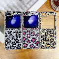 Miniatyrbild 4 av 5: Glitterfodral för Samsung Galaxy Z Flip 6, Lyxigt Bling Glittrande Diamant Stötsäkert Mjukt TPU Skyddande Fodral för Z Flip 6 Rose Red For Galaxy Z Flip 6