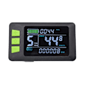 Pikkukuva 1 / 5: 24v-60v LCD-näyttö P3c värinäyttömittari Sähköinen polkupyörämittari sopii sähköskootteriin (5- As Shown