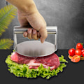 Pikkukuva 2 / 5: Burger Press, pyöreä Smash Burger Press, paistolevyvarusteet grillille, hampurilaispihvimuotin ja