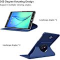 Miniatyrbild 4 av 5: 360 Roterande Stativ Tablett Cover För Samsung Galaxy Tab A6 A 10.1 T580 T510 A8 10.5 X200 T590 E T560 S6 Lite P610 A7 T500 Case Red A7 Lite T220 T225