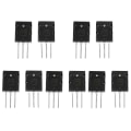 Miniatyrbillede 1 af 5: 5 Par Sort 2sa1943 2sc5200 High Power Matchet Audio Transistor -a