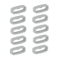 Miniatyrbillede 1 af 2: Loops til 20 mm brede urremme 10-pak Grå Grey
