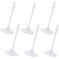 Miniatyrbild 1 av 5: Mini Doll Display Stand Barbie Doll Stand Klar Dock Stand Holdare Dock Stand Holdare för Barbie Dockor, Skyltdocka Kläder Actio