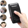 Miniatyrbillede 2 af 5: Kemei Genopladelig Elektrisk Trådløs Barbermaskine To Blade Frem- og Tilbagegående Skægtrimmer Qinhai