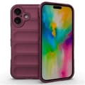 Kompatibel med iPhone 16 Plus-deksel Robust TPU Støtsikkert Mobiltelefondeksel WineRed