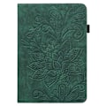 Miniatyrbillede 2 af 5: Til Lenovo Tab P11 Gen 2 prægning Dropsikkert tabletcover PU læder pungetui med stativ Green
