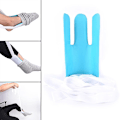 Miniatyrbillede 1 af 5: Strømpestrømpehjælp Trækker Assit Handicaphjælp Hjælper Terry Cloth Dressing Hjælp Shytmv