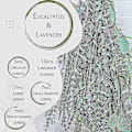 Pikkukuva 2 / 2: Fresh Mix Eucalyptus & Lavender -kimppu suihkuun, luonnollisia eukalyptuksenlehtiä suihkusisustus Aromaattinen laventeli