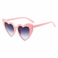 Miniatyrbilde 2 av 5: Kvinner elsker hjerteformede solbriller Retro Gradient Color Lens Eye Briller