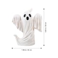 Miniatyrbilde 3 av 5: Halloween Spøkelse Gresskar Figurer Rustikk Harpiks Spøkelse Halloween Statue Gresskar Figurer Nyhet Hal