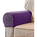 Miniatyrbild 1 av 5: Stretch Armrest Covers Spandex Arm Covers För Stolar Soffa Fåtölj Överdrag För Recliner Soffa Med Twist Pins 2st Violet