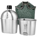 Miniatyrbild 1 av 5: Militärvattenflaska Set 2-pack 1000ml 600ml Rostfritt Stål Militärvattenflaska