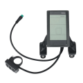 Miniatyrbillede 2 af 5: Protocol 2 Elektrisk Cykel Display 24v 36v 48v Lcd S830 Display Med Usb Vandtæt Tilslutning black