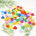 Miniatyrbilde 5 av 6: 100 knapper i harpiks - Hjerter - xixl multicolor