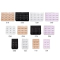 Miniatyrbilde 5 av 5: 4/4/5 stk Dame BH-forlengerstropp 3 rader 2/3/4 spenner Justerbar beltespenne Forlengelsesstropp Krokklemme 4pc four rows
