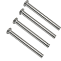 Miniatyrbillede 1 af 5: 4 stk Enkelthuls gaffelstifter 4 mm x 40 mm 304 rustfrit stål M4 gaffelstifter (A-5-F6) 4MM*40MM