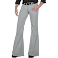 Miniatyrbillede 1 af 4: 70'er Disco Bukser til Mænd Herre Bell Bottom Jeans Bukser 60'er 70'er Bell Bottoms Vintage Denim Bukser Jeans til Mænd A005-gray X-Large