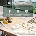 Miniatyrbillede 3 af 5: LED Lysdæmper 3w-100w Dæmperskifter og Rotationsdæmper 220-240v med Dæmpbar Smartknap til Dæmpbare LED-lamper osv.