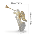 Miniatyrbilde 2 av 3: Lysende Engel Hagedekorasjon 2d Belysning Akryl Ornament Hjem Nattlys For