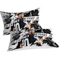 Miniatyrbild 2 av 5: Neymar Täckeöverdrag Neymar VM Fotbollsstjärna Sängkläder Set Täckeöverdrag och Kuddfodral Mjukt Färgfast Andningsbart 3D Tryckt Täckeöverdrag S Double200x200cm