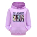 Miniatyrbild 4 av 5: 3-16 år barn Pop Taylor Swift The Eras Tour tryckt huvtröja flickor pojkar huvtröja pullover toppar Purple 13-14T 160CM