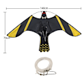 Pikkukuva 3 / 5: Bird Repeller Kite Simulation Eagle Flash Heijastava Repeller Tuulikyyhkynen karkotin takapihan nurmikon puutarhaan, 1,4 m As Shown