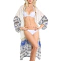 Miniatyrbilde 2 av 5: Sommer Lang Kaftan Bohemian Strand Kimono Badetøy Cover Up Plus Size Kjole For Kvinner