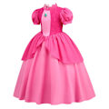 Miniatyrbilde 3 av 7: Mub- Barnekjole Prinsesse Utkledning Halloween Julebord Antrekk Super Brothers Kostyme For Jenter Fest D G 1 Size 130cm=6-7Years