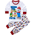 Pikkukuva 1 / 2: Muodikas Iron Man Poikien Pyjamasetti Lasten Sarjakuva Pyjama Kaksiosainen Setti 10 120cm