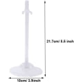 Miniatyrbild 2 av 5: Mini Doll Display Stand Barbie Doll Stand Klar Dock Stand Holdare Dock Stand Holdare för Barbie Dockor, Skyltdocka Kläder Actio