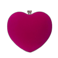 Pikkukuva 2 / 5: Sydämenmuotoinen käsilaukku Lady Fashion Meikkilaukku Iltalaukku Clutch-laukku Käsilaukku Elegantti Rose Red