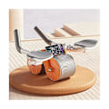Miniatyrbild 2 av 5: Ab-rullhjul Automatisk rebound med armbågsstöd Träningshjul Tystnad Maghjul Träningsutrustning för hemmet OrangeGray