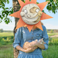 Pikkukuva 4 / 5: Aurinko ja Kuu Klovni Maski Security Breach Sundrop Moondrop Cosplay Rekvisiitta Halloween-asu