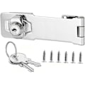 Pikkukuva 1 / 5: Hasp Lock Riippulukko Portin salpa oven pultti kaappihuonekalujen postilaatikon kaappi vastaavilla avaimilla, 3 tuumaa - Ya